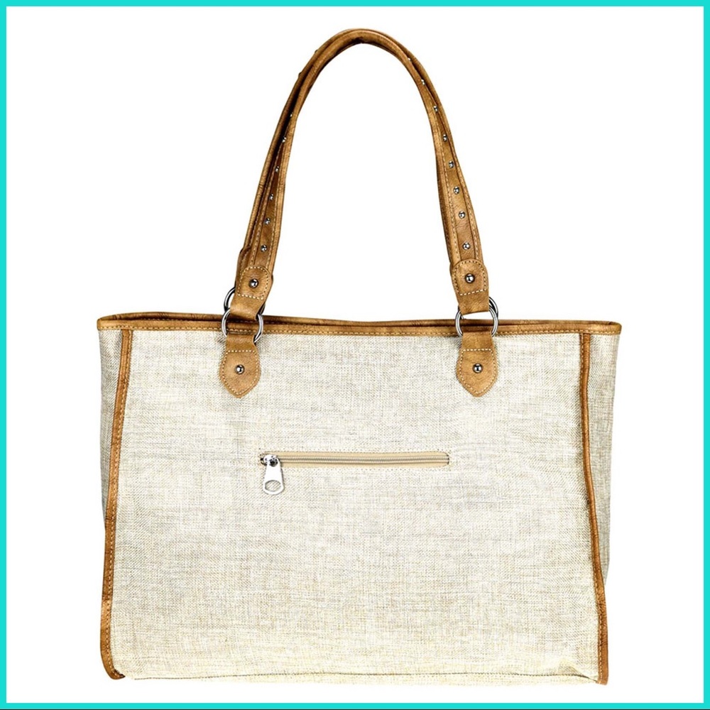 🐂LAST ONE✨Montana West Large Sugar Skull Tote - Picture 3 of 7